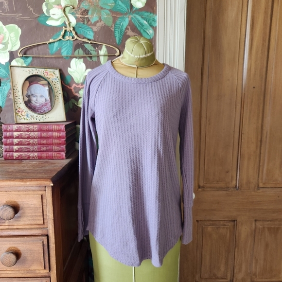 CHASER Waffle Knit Long Sleeve Top - Picture 2 of 11